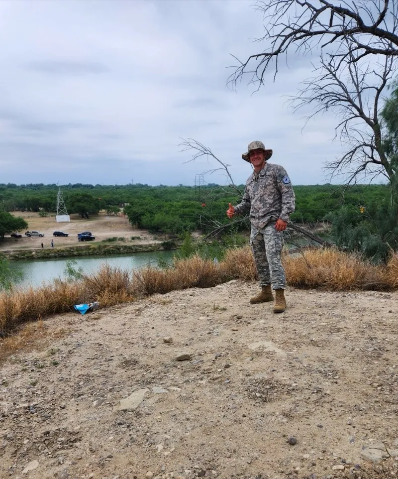 Marshall on the Texas border overlooking the Rio Grande